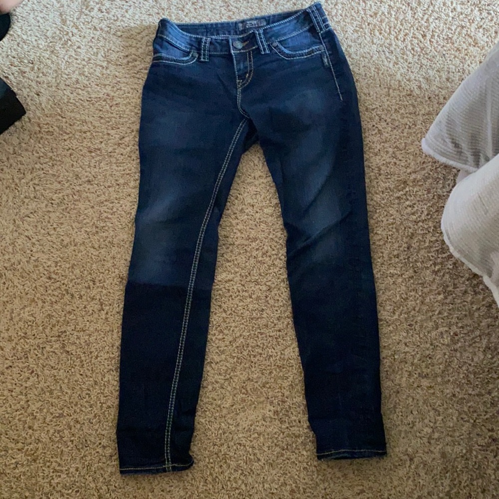 Dark wash jeans